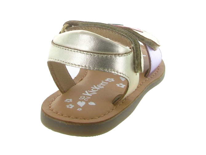 sandales et nu pieds -  - junior fille - Cuir - Gris - Kickers6775601_5