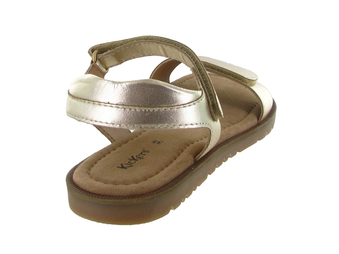sandales et nu pieds -  - junior fille - Cuir - Gris - Kickers6775701_5