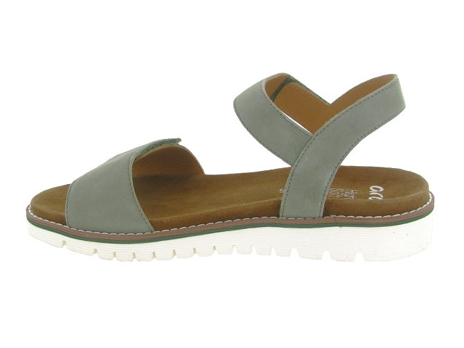 sandales et nu pieds - Confort - femme - Cuir - Kaki - Ara6779002_4