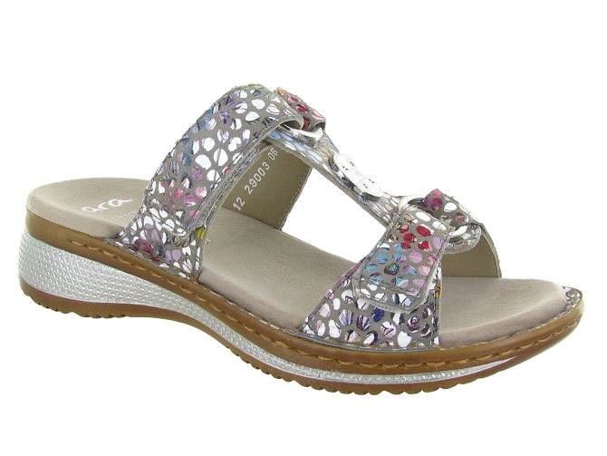 sandales et nu pieds - Mule Sabot - femme - Cuir - Multicolor - Ara