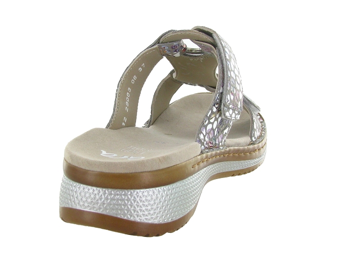 sandales et nu pieds - Mule Sabot - femme - Cuir - Multicolor - Ara6779403_5