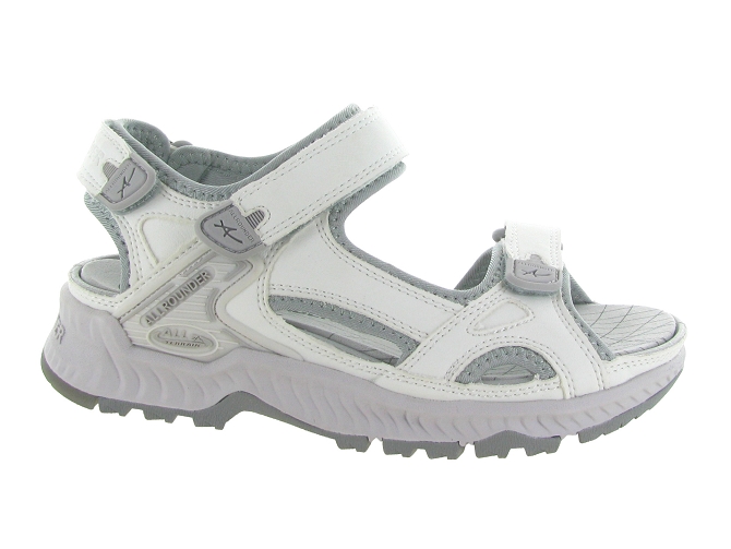 sandales et nu pieds - Confort - femme - Cuir - Beige - All rounder