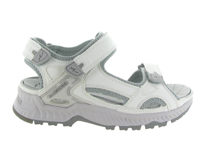 sandales et nu pieds - Confort - femme - Cuir - Beige - All rounder6780501_2