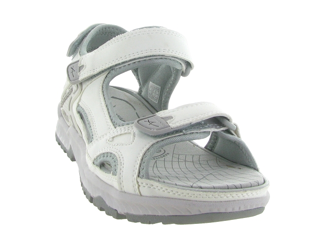 sandales et nu pieds - Confort - femme - Cuir - Beige - All rounder6780501_3