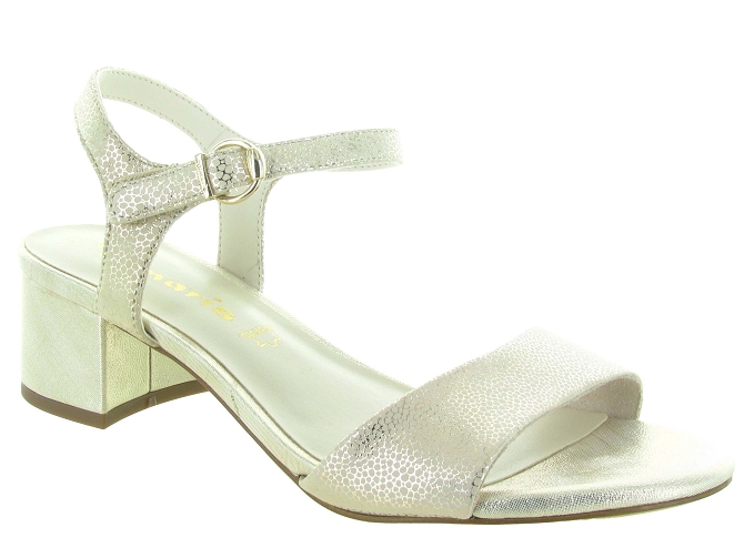 sandales et nu pieds - Cérémonie - femme - Cuir - Or - Tamaris