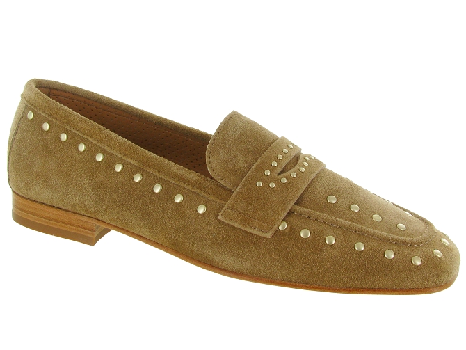 mocassins - Elégant - femme - Nubuck - Marron - Alpe