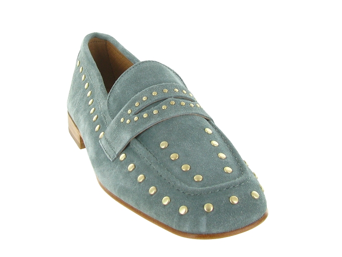 mocassins - Elégant - femme - Nubuck - Bleu jean - Alpe6782103_3