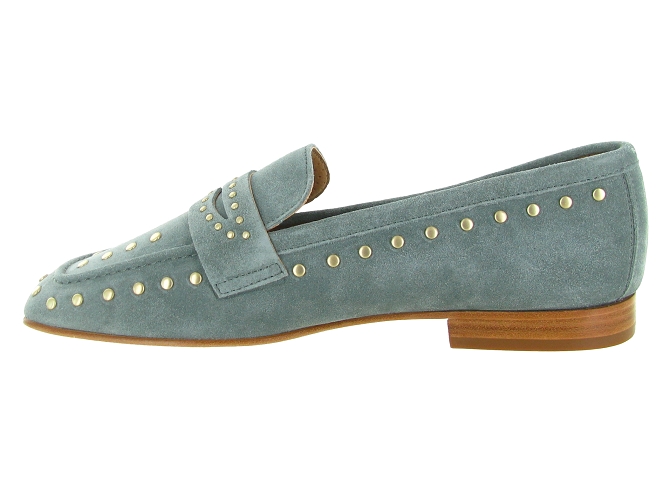 mocassins - Elégant - femme - Nubuck - Bleu jean - Alpe6782103_4