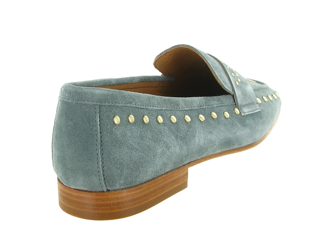 mocassins - Elégant - femme - Nubuck - Bleu jean - Alpe6782103_5