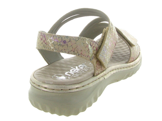 sandales et nu pieds - Confort - femme - Cuir - Multicolor - Rieker6784201_5