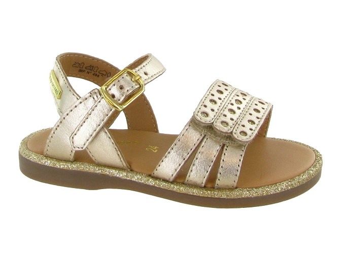 sandales et nu pieds -  - junior fille - Cuir - Or - Les tropeziennes