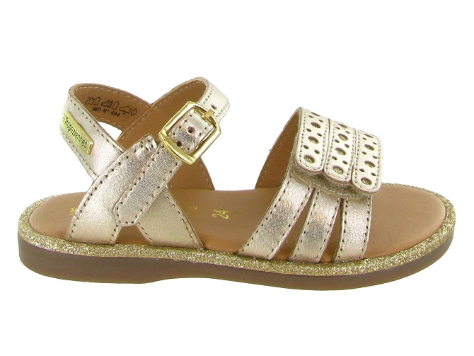 sandales et nu pieds -  - junior fille - Cuir - Or - Les tropeziennes6787202_2