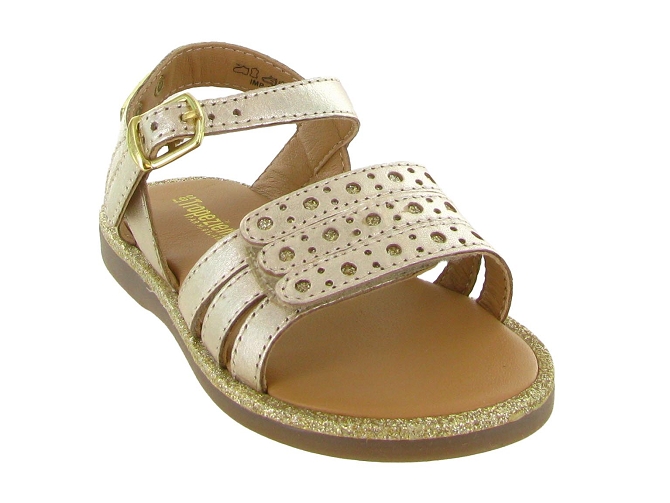 sandales et nu pieds -  - junior fille - Cuir - Or - Les tropeziennes6787202_3