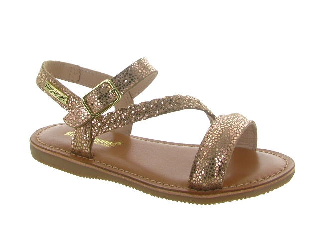 sandales et nu pieds -  - junior fille - Cuir - Or - Les tropeziennes