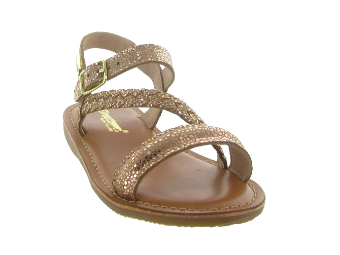 sandales et nu pieds -  - junior fille - Cuir - Or - Les tropeziennes6787301_3