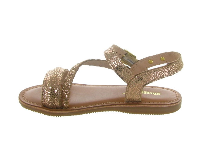 sandales et nu pieds -  - junior fille - Cuir - Or - Les tropeziennes6787301_4