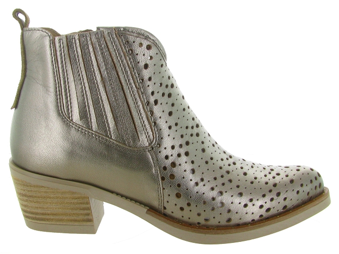 bottines et boots - Santiag - femme - Cuir - Bronze - Minka design6789701_2