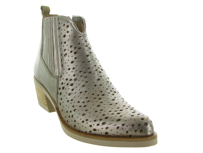 bottines et boots - Santiag - femme - Cuir - Bronze - Minka design6789701_3