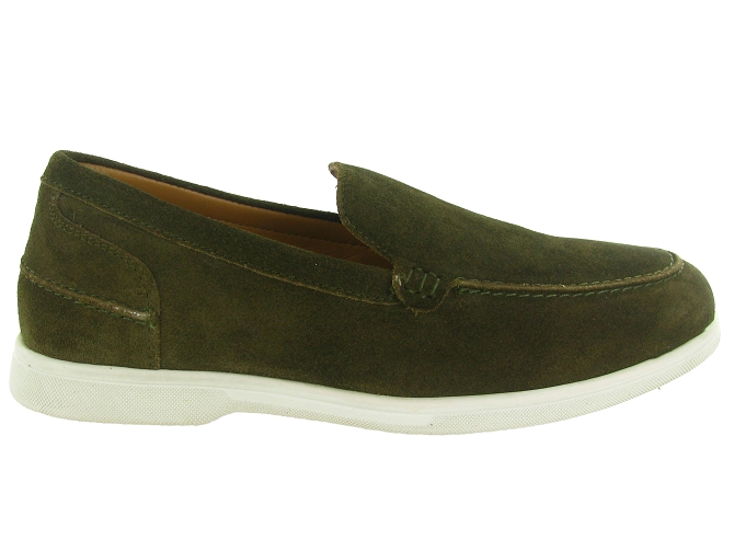mocassins - Elégant - homme - Nubuck - Kaki - Atelier tropezien6791401_2