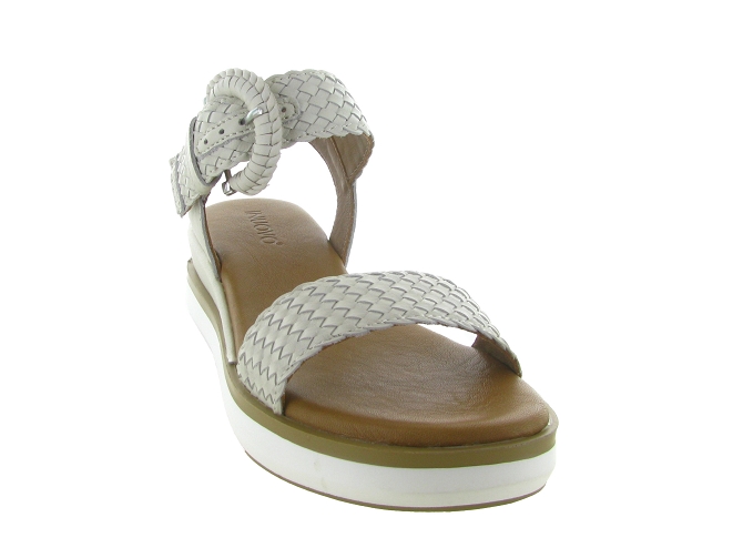 sandales et nu pieds - Confort - femme - Cuir - Beige - Inuovo6792801_3