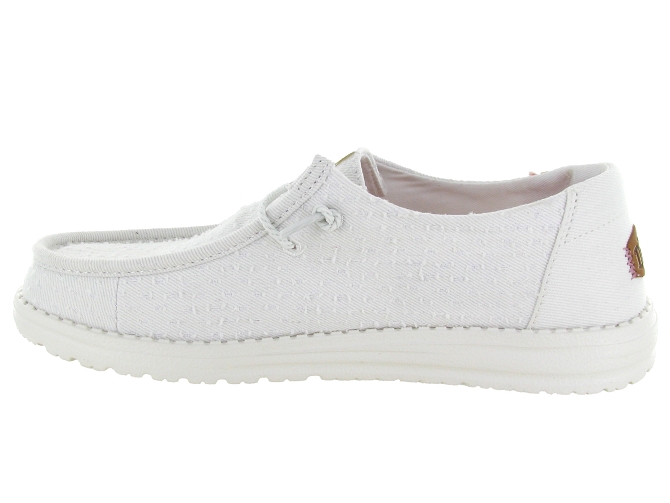 baskets et sneakers - Confort - femme - Toile  - Blanc - Hey dude6794001_4