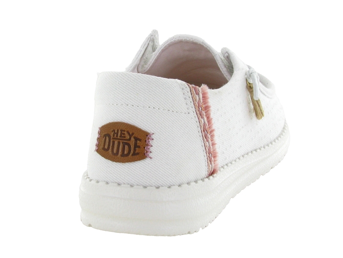 baskets et sneakers - Confort - femme - Toile  - Blanc - Hey dude6794001_5