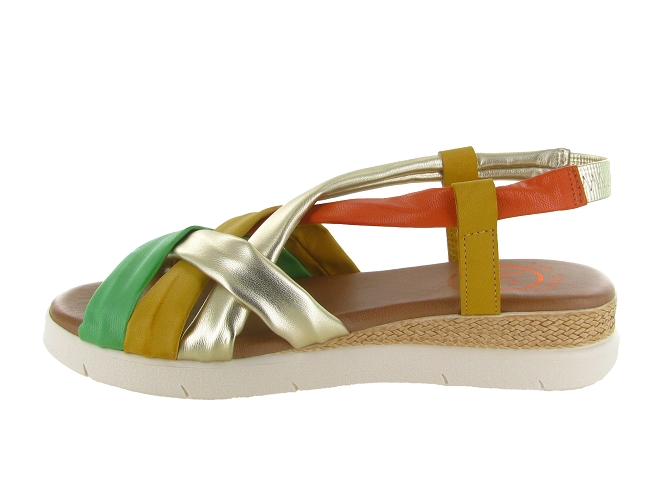 sandales et nu pieds - Confort - femme - Cuir - Multicolor - Lola canales6794301_4