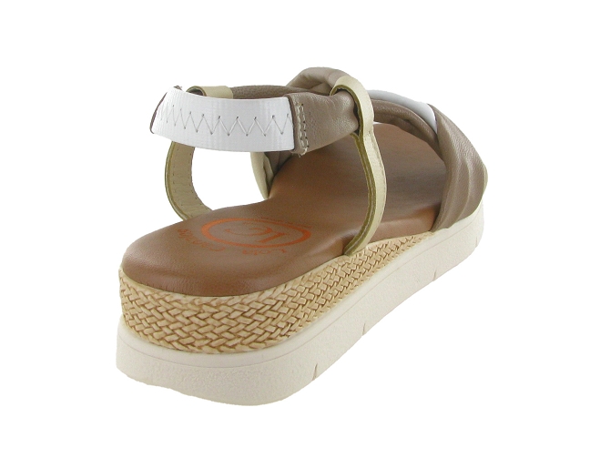 sandales et nu pieds - Confort - femme - Cuir - Gris - Lola canales6794401_5