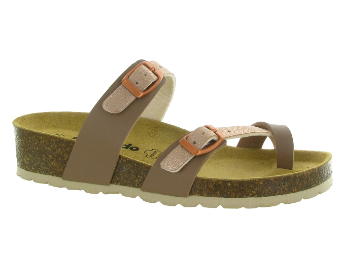 sandales et nu pieds - Entre doigt & Tong - femme - Synthétique - Bronze - Armando