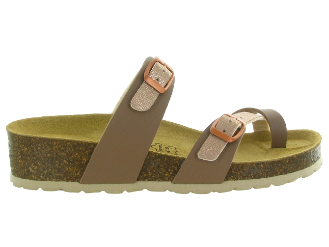 sandales et nu pieds - Entre doigt & Tong - femme - Synthétique - Bronze - Armando6795401_2