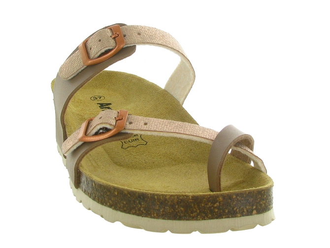 sandales et nu pieds - Entre doigt & Tong - femme - Synthétique - Bronze - Armando6795401_3
