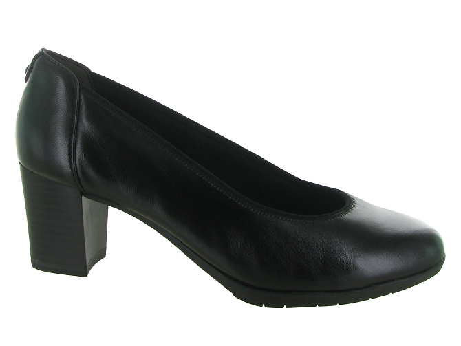 escarpins et trotteurs - Fermé - femme - Cuir - Noir - Tamaris