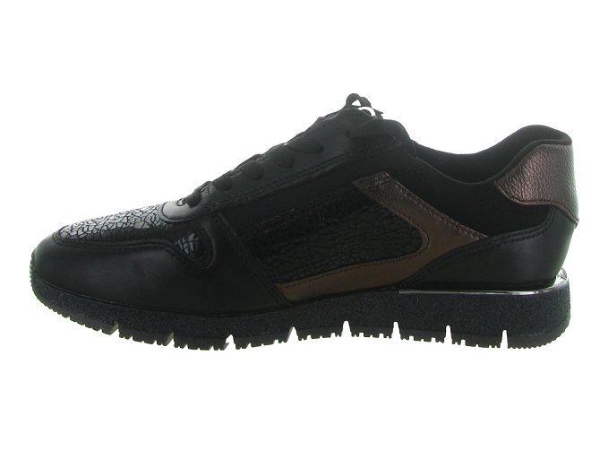 baskets et sneakers - Confort - femme - Cuir - Noir - Tamaris6796101_4
