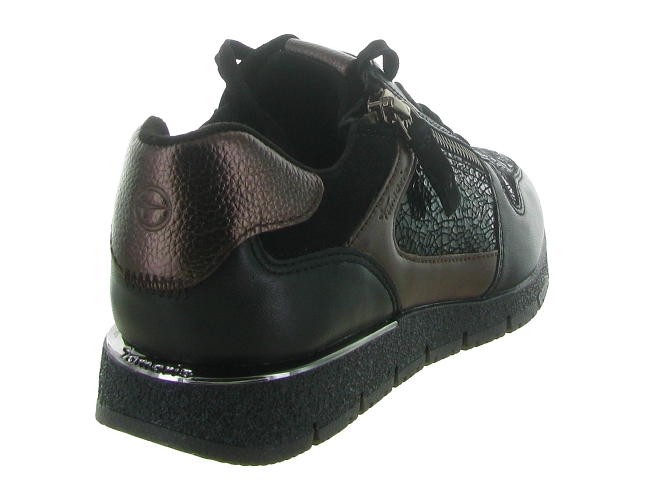 baskets et sneakers - Confort - femme - Cuir - Noir - Tamaris6796101_5