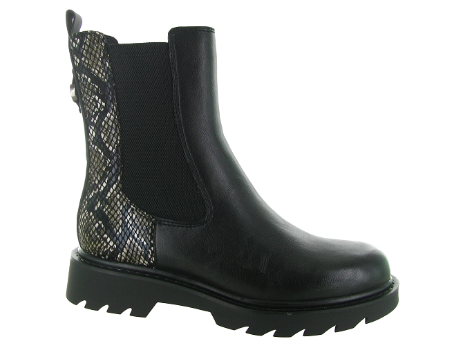 bottines et boots - Chelsea - femme - Synthétique - Noir - Tamaris