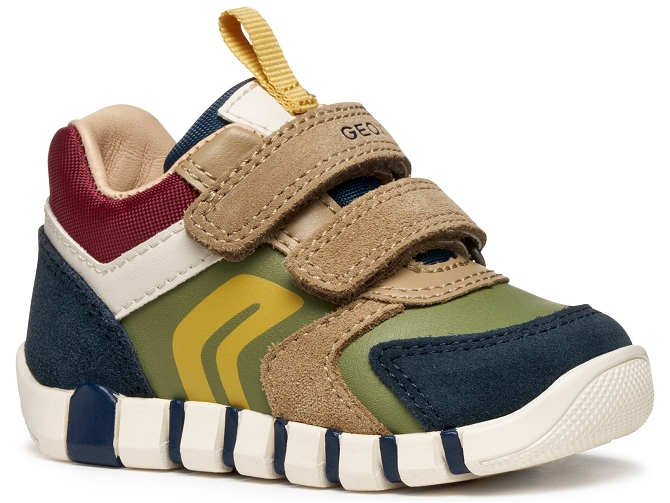 baskets et sneakers - Semelle souple - bebe garcon - Cuir - Multicolor - Geox