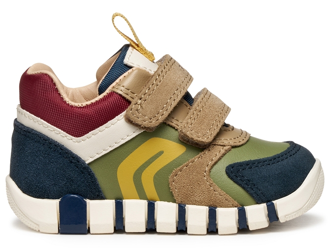 baskets et sneakers - Semelle souple - bebe garcon - Cuir - Multicolor - Geox6797901_2