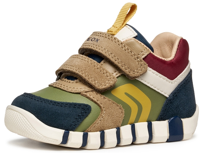baskets et sneakers - Semelle souple - bebe garcon - Cuir - Multicolor - Geox6797901_3