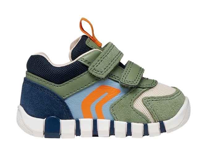 baskets et sneakers - Semelle souple - bebe garcon - Cuir - Vert - Geox6797902_2