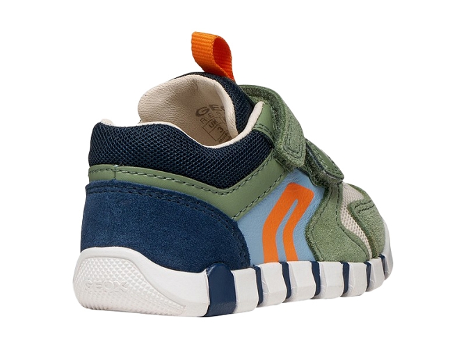 baskets et sneakers - Semelle souple - bebe garcon - Cuir - Vert - Geox6797902_4