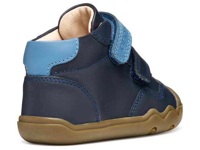 baskets et sneakers - BAREFOOT - bebe garcon - Cuir - Bleu Marine - Geox6798001_4