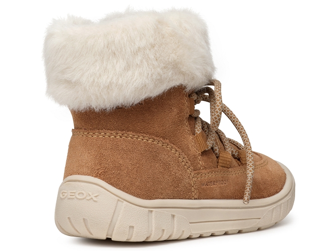 apres ski bottes fourrees -  - bebe fille - Nubuck - Chestnut - Geox6798401_5