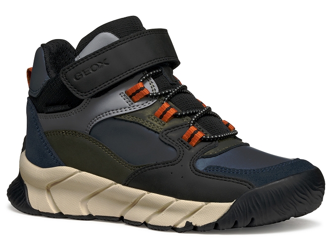 apres ski bottes fourrees -  - junior garcon - Cuir - Multicolor - Geox