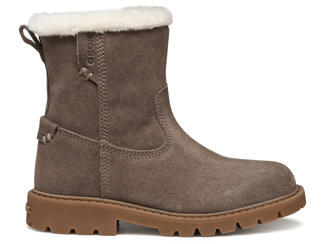 apres ski bottes fourrees -  - junior fille - Nubuck - Gris - Geox6799901_2