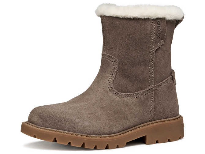 apres ski bottes fourrees -  - junior fille - Nubuck - Gris - Geox6799901_3