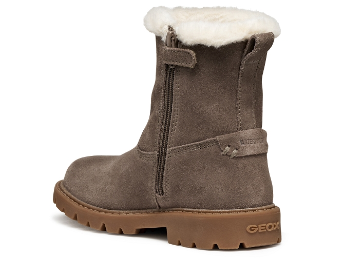 apres ski bottes fourrees -  - junior fille - Nubuck - Gris - Geox6799901_4