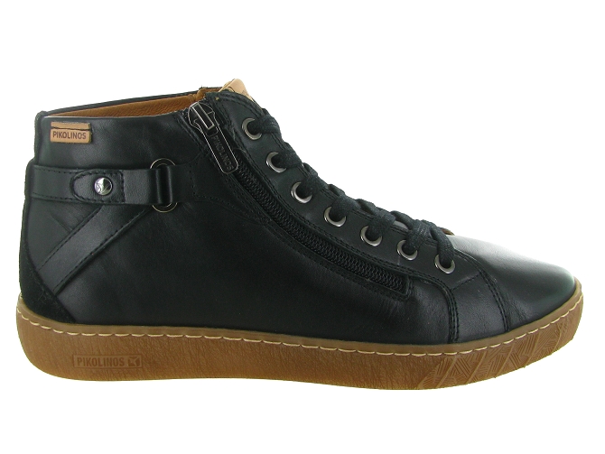 baskets et sneakers - Montante - femme - Cuir - Noir - Pikolinos6800702_2