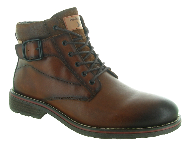 bottines et boots - Casual  - homme - Cuir - Marron - Pikolinos