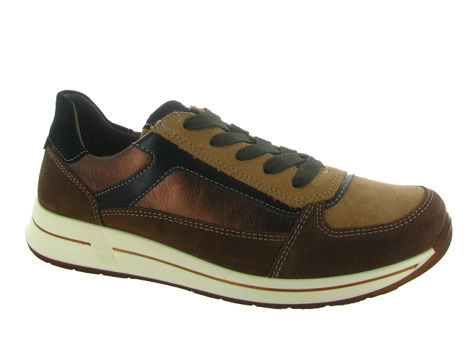 baskets et sneakers - Confort - femme - Cuir - Marron - Ara