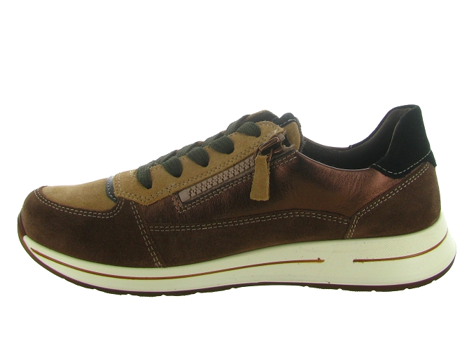 baskets et sneakers - Confort - femme - Cuir - Marron - Ara6803801_4